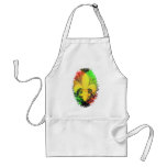 Christmas Fleur de Lis Apron