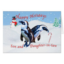Christmas for Son and Daughter-in-law Cards