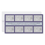 Christmas Frame Collage Blue photo cards