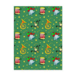 Christmas – French Horns & Magenta Drums Post Cards
