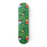 Christmas – French Horns & Magenta Drums skateboards