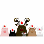 Christmas Friends Ornament photo sculptures