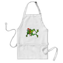 Christmas Frog Apron