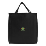 Christmas Frog embroidered bags