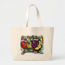 Christmas Fruit Tote Bag