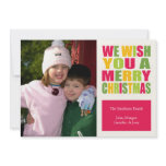 Christmas Fun Christmas Card (Red) invitations