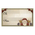 Christmas Gift Card  Tag business cards