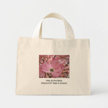 CHRISTMAS GIFT Pink Flowwering Dogwood Tree Bag