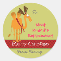 Christmas Gift Sticker - Customisable
