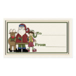 Christmas gift tag6 business cards