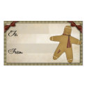 Christmas Gift Tag business cards