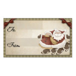 Christmas Gift Tag business cards