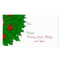 Christmas Gift Tags business cards