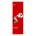 Christmas Gift Tags - Naughty Santa business cards