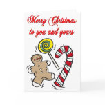 Christmas Ginger and Candy Cane cards