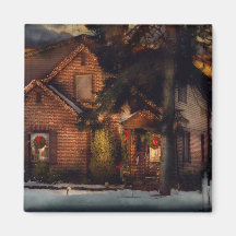 Christmas - Gingerbread House Fridge Magnet