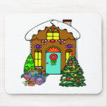 Christmas Gingerbread House mousepads