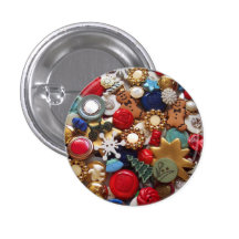 Christmas Gingerbread Men Buttons