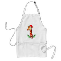Christmas Giraffe Aprons