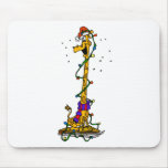 Christmas Giraffe Mouse Pads