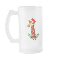 Christmas Giraffe Mug