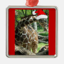 Christmas Giraffe Ornaments
