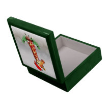 Christmas Giraffe Trinket Box