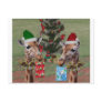 Christmas Giraffes Postcards