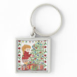 Christmas girl 1 keychains