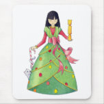 Christmas Girl Mousepad