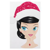 Christmas Girl stationery