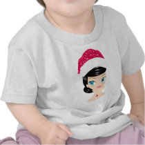 Christmas Girl t-shirts
