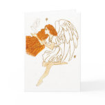 Christmas golden angel cards