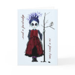 Christmas goth girl cards