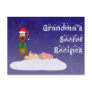 Christmas Grandma Recipe Card Postcard