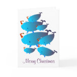 Christmas greeting cards: Whales