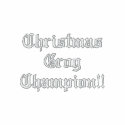 Christmas Grog Champion!! embroidered shirts
