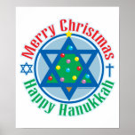 Christmas-Hanukkah posters