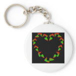 Christmas Heart keychains