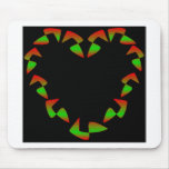 Christmas Heart mousepads