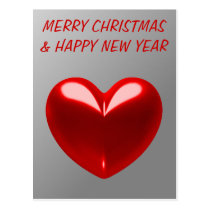 CHRISTMAS HEART postcards