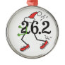 Christmas Holiday 26.2 Funny Marathon Runner Christmas Tree Ornament