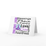 Christmas Holiday Alzheimer's Disease Collage cards