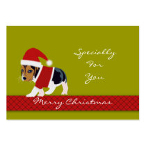 Christmas Holiday Gift Tag (Dog) - Personalise