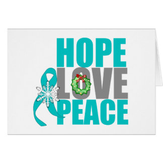 Ovarian Cancer Christmas Cards, Ovarian Cancer Christmas Card Templates ...