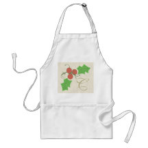 Christmas Holly Apron