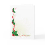 Christmas Holly Border cards