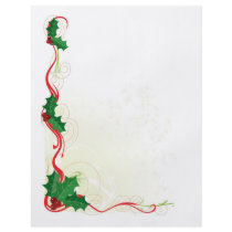 Christmas Holly Border