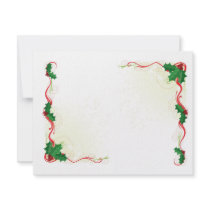 Christmas Holly Border