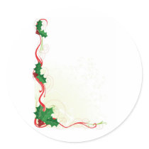 Christmas Holly Border